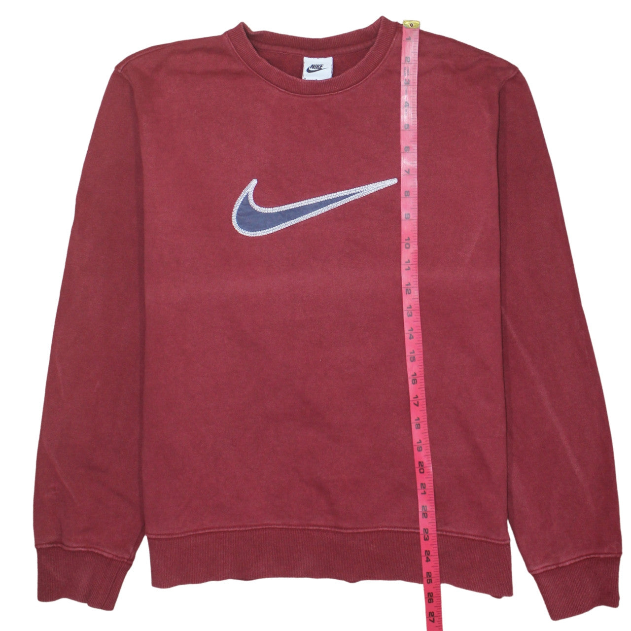 Nike Men's Red Crew Neck Pullover Sweatshirt Size M