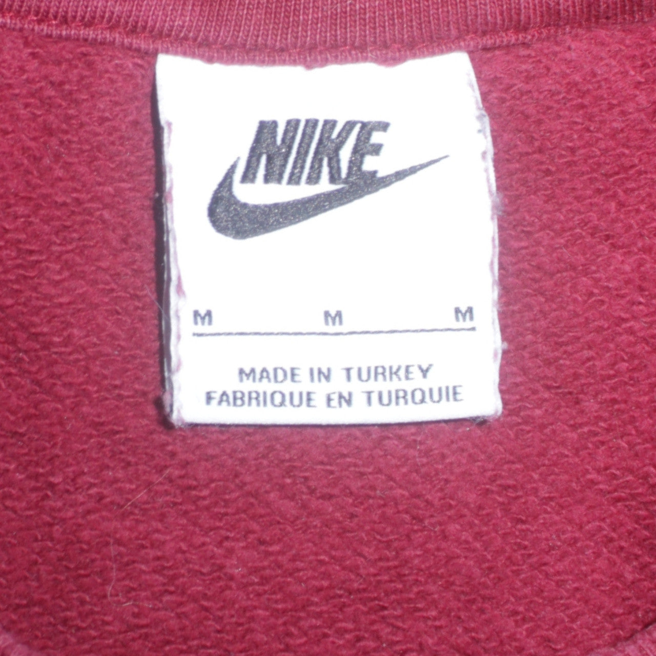 Nike Men's Red Crew Neck Pullover Sweatshirt Size M