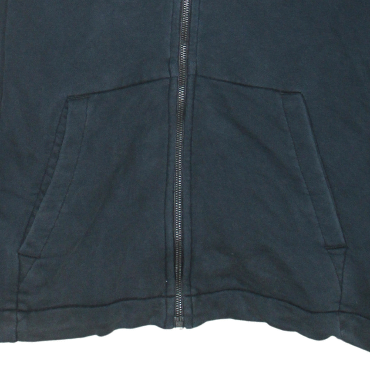 Nike Men's Black Full Zip Hoodie L Fleece Sweatshirt