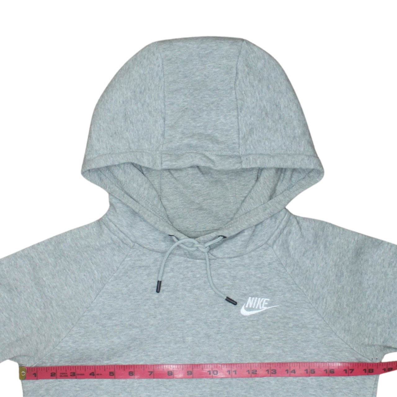 Nike Womens Grey XS Pullover Hoodie Cotton Blend Sportswear