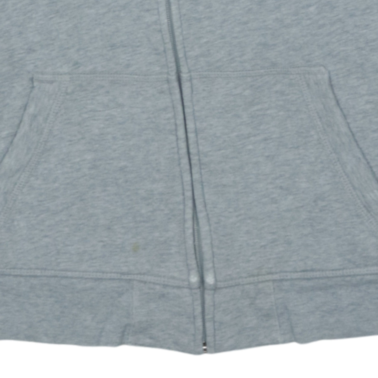 GAP Boys Grey Full Zip Hoodie 10-11 Years Cotton Blend Casual Sweatshirt