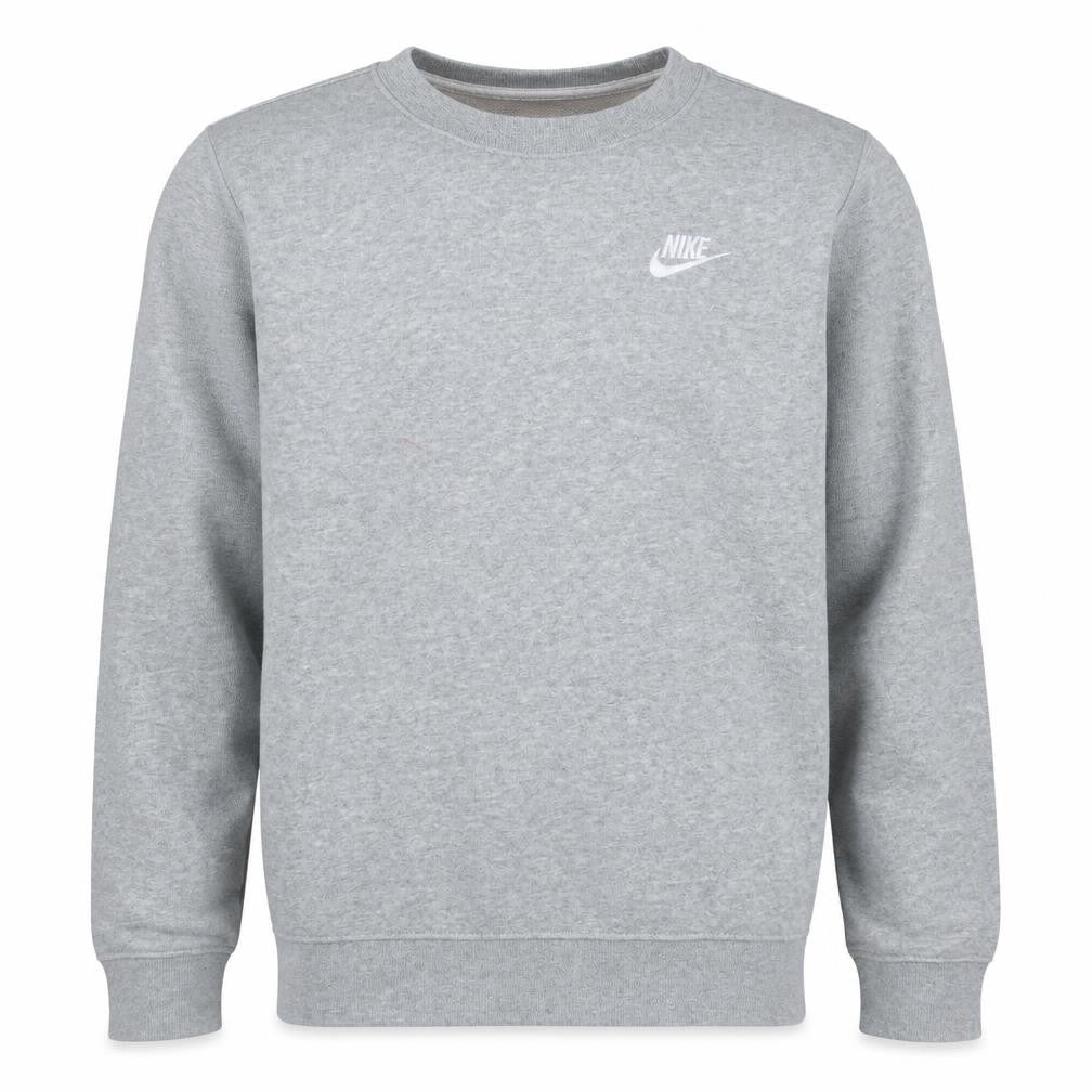 Nike Men's Grey Crew Neck Sweatshirt Small Cotton Blend Pullover