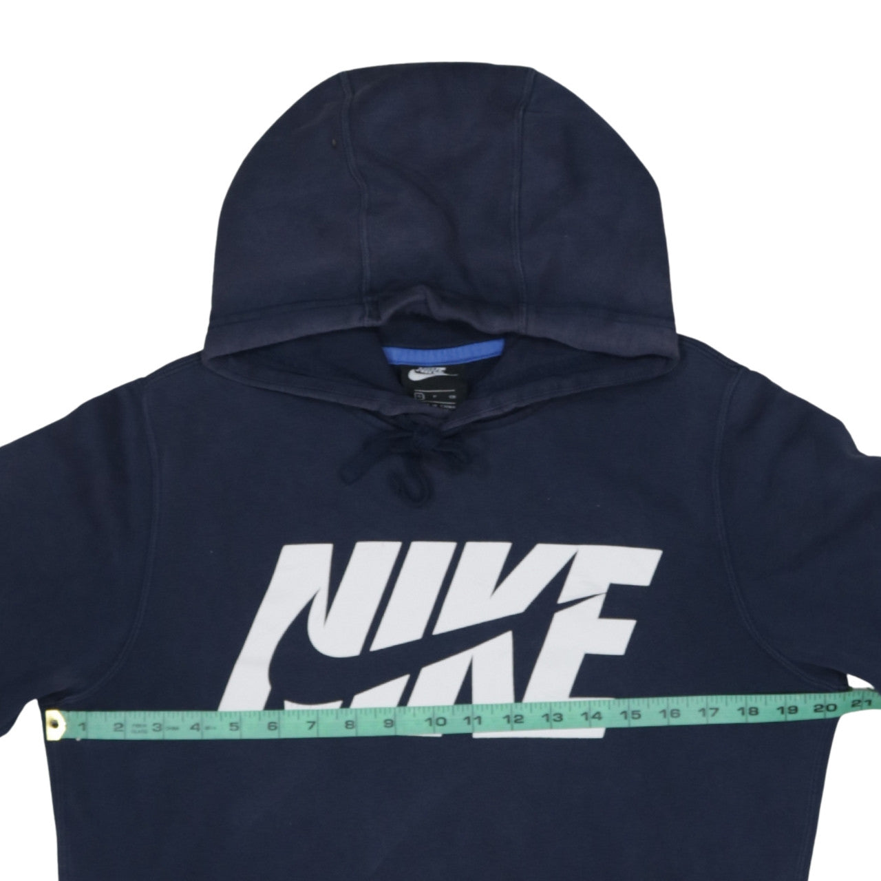 Nike Men's Blue Short Sleeve Pullover Hoodie S Logo Sportswear