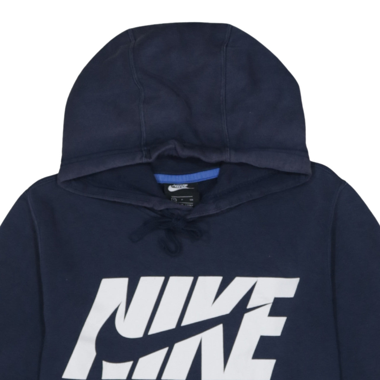 Nike Men's Blue Short Sleeve Pullover Hoodie S Logo Sportswear