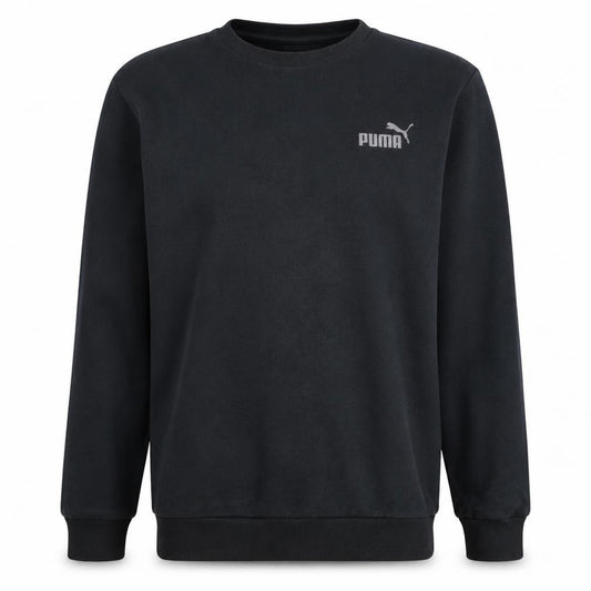 Puma Men’s Black Crew Neck Pullover Sweatshirt Size S