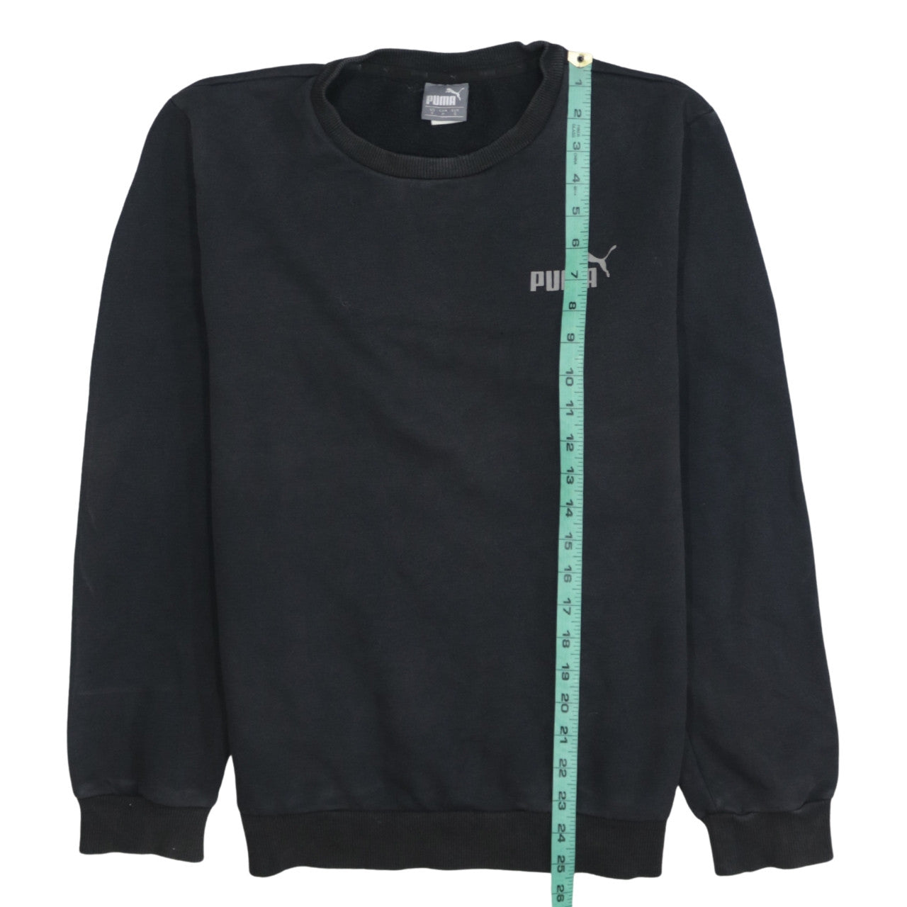 Puma Men’s Black Crew Neck Pullover Sweatshirt Size S