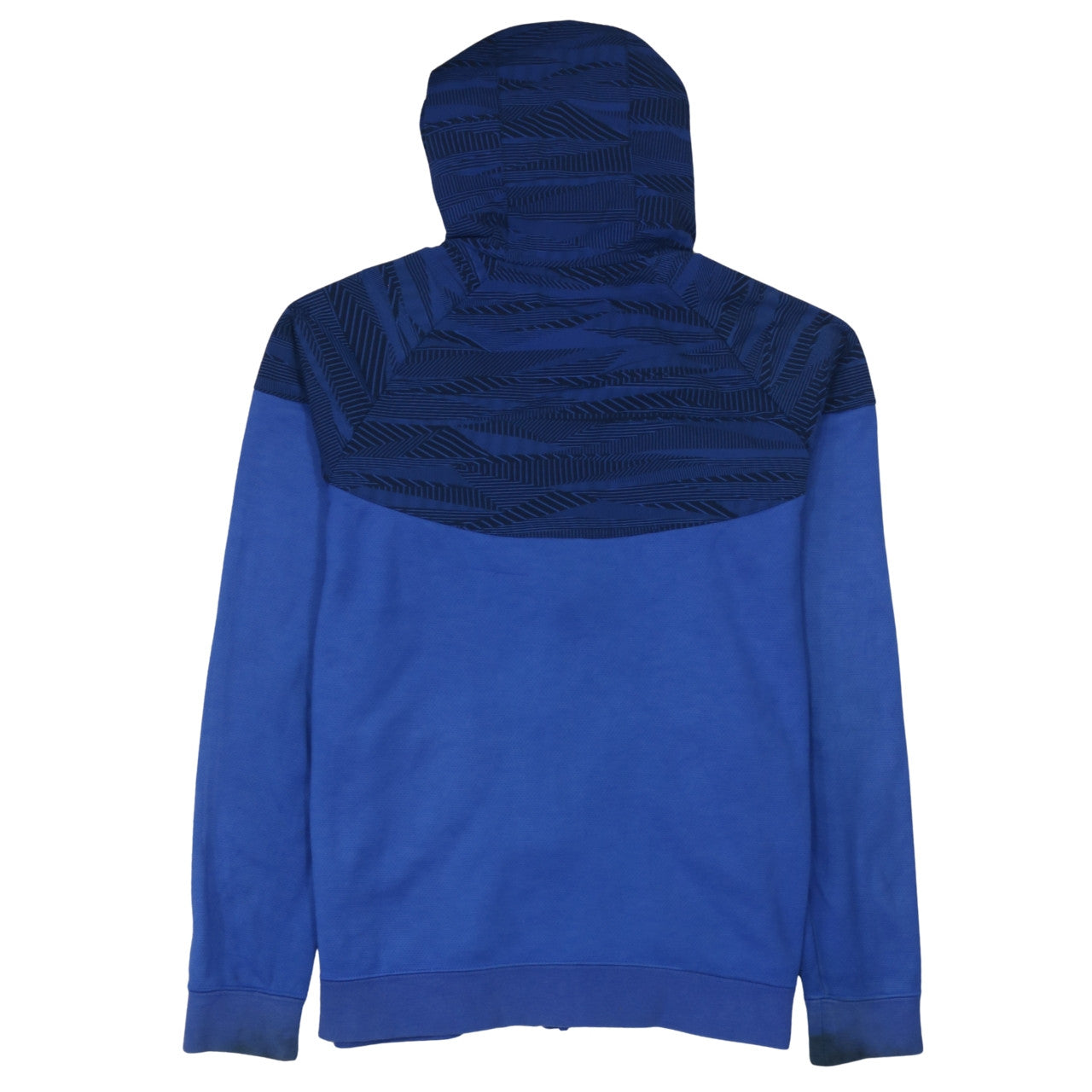 Nike Men's Blue M Full Zip Graphic Hoodie Sweatshirt