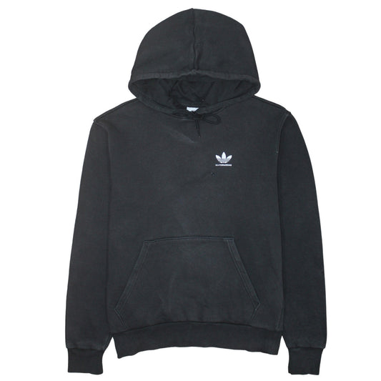 Adidas Men's Black XS Pullover Hoodie Skateboarding Logo Sweatshirt
