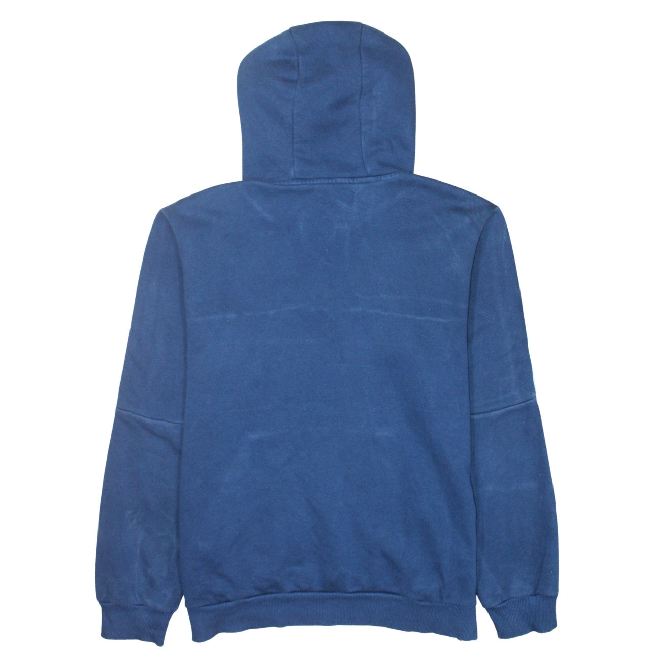 Adidas Men's Blue L Pullover Hoodie 1/4 Zip Fleece Sportswear
