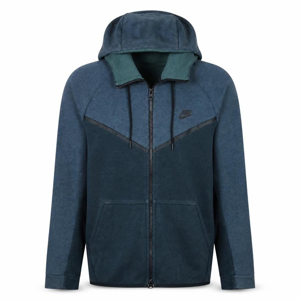 Nike Mens Blue Full Zip Hoodie Size M Regular Fit Sweatshirt