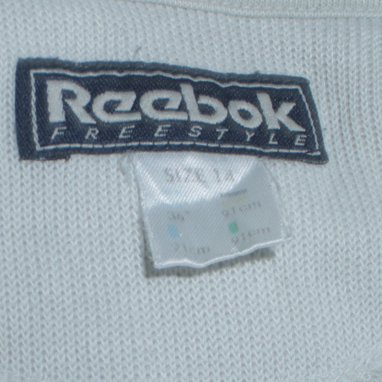 Reebok Womens White Full Zip Hoodie Size L Cotton Blend Casual