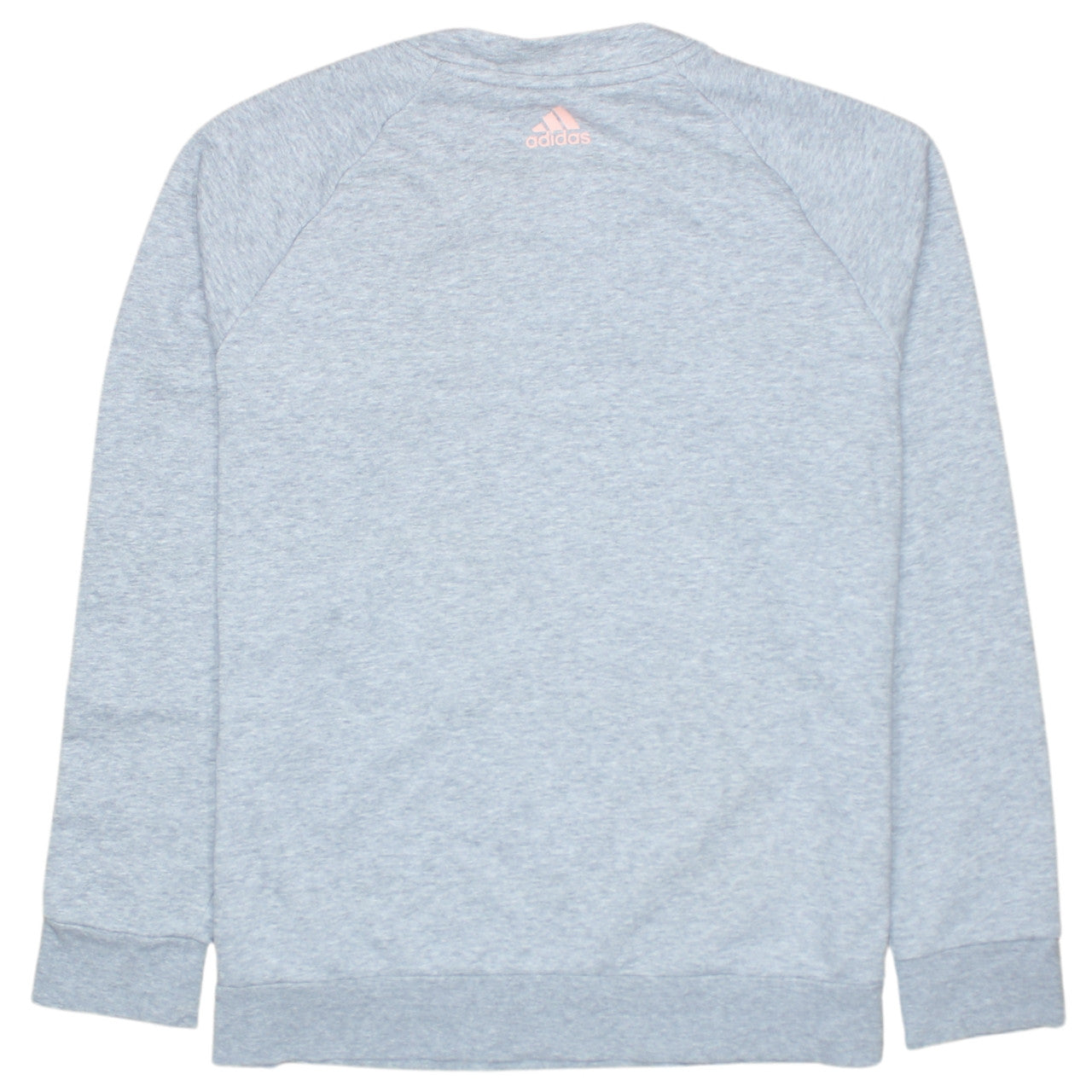 Adidas Womens Grey Logo Sweatshirt XL 20-22 Crew Neck Pullover