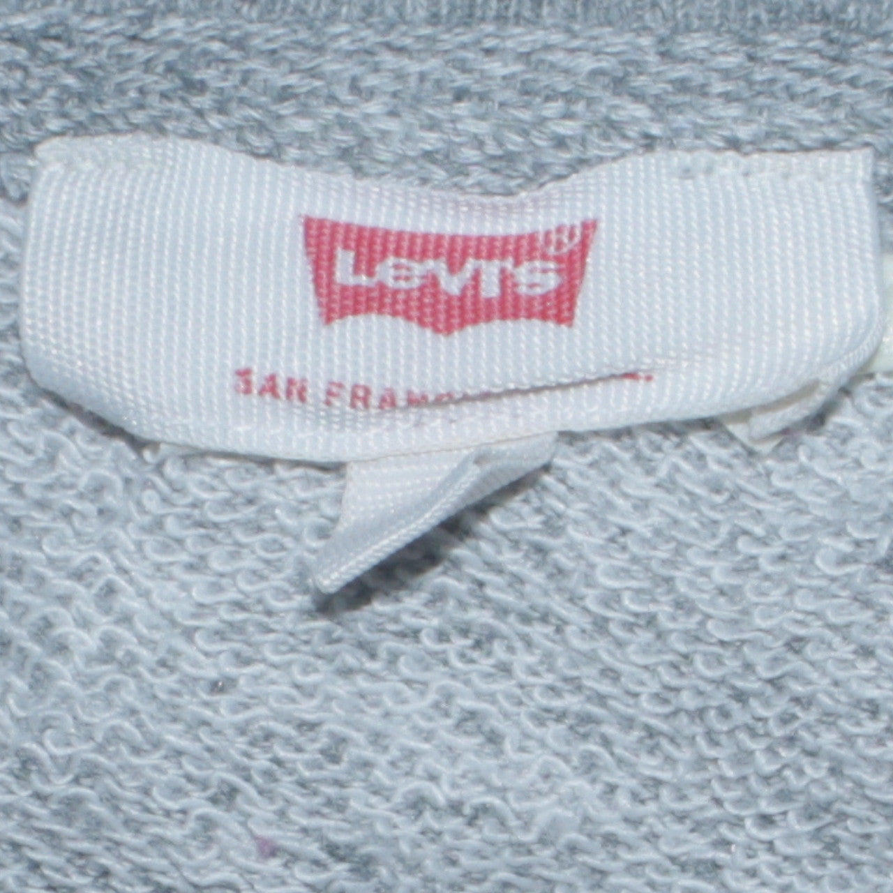 Levi's Women Grey Crew Neck Logo Sweatshirt Size M