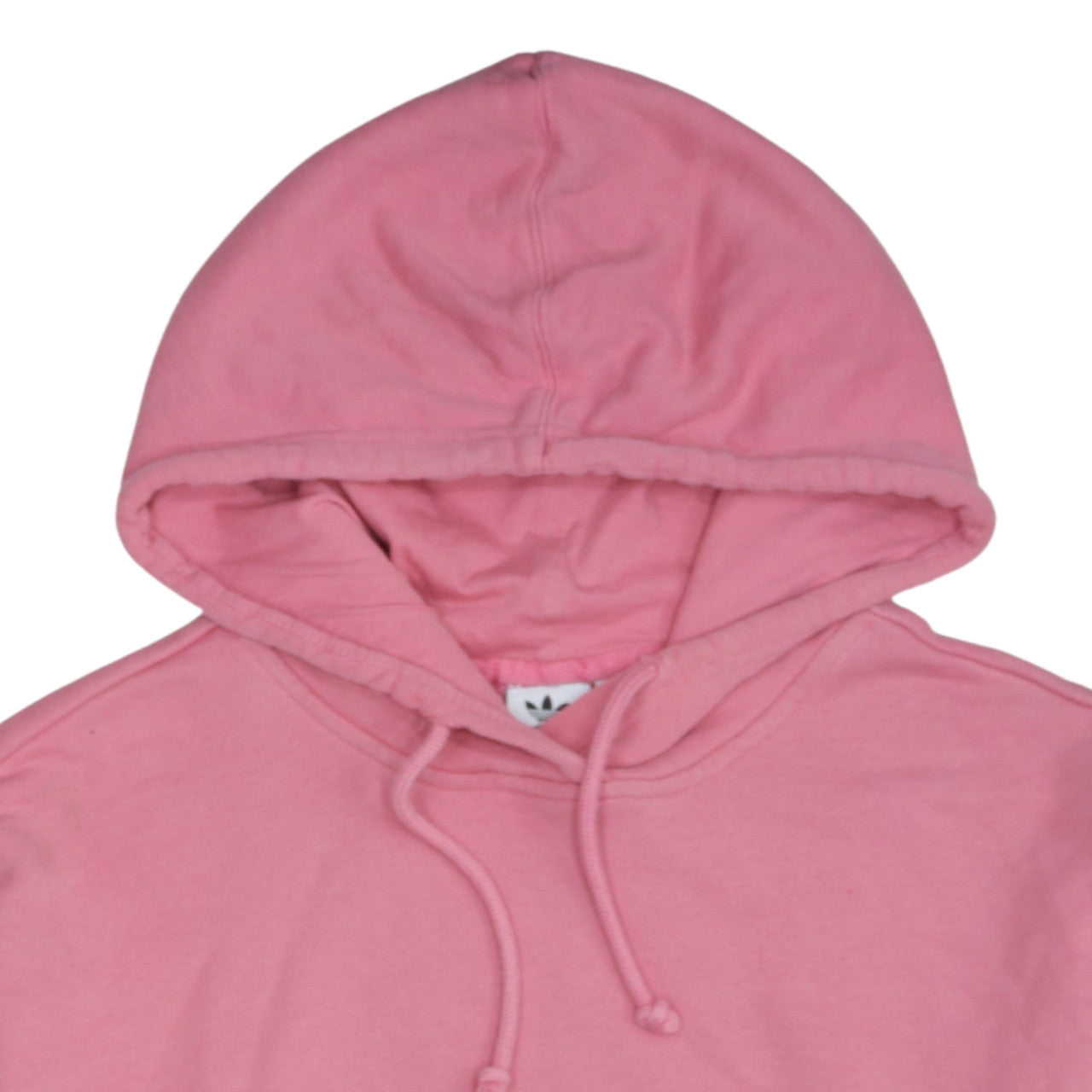 Adidas Womens Pink Pullover Hoodie Size 10 Cotton Blend Casual