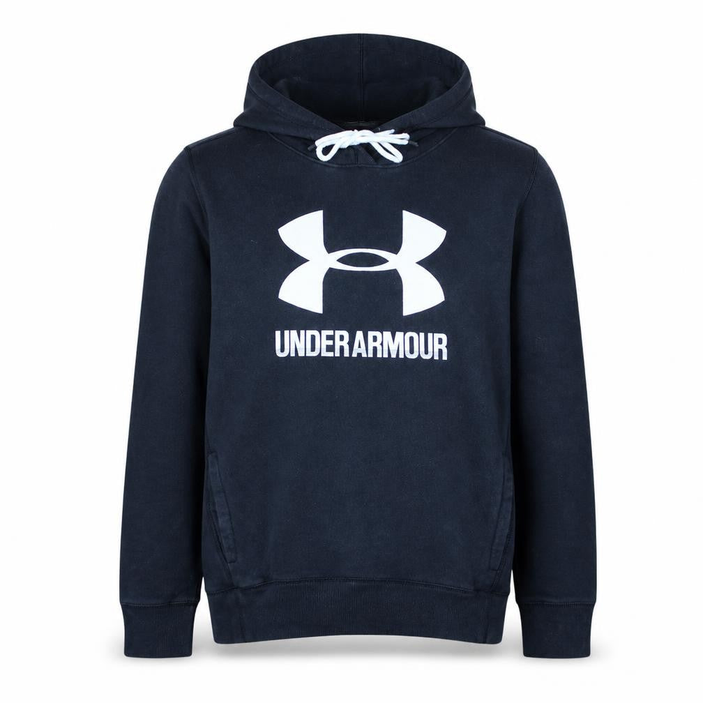 Under Armour Men's Black Pullover Hoodie M Relaxed Fit Sportswear