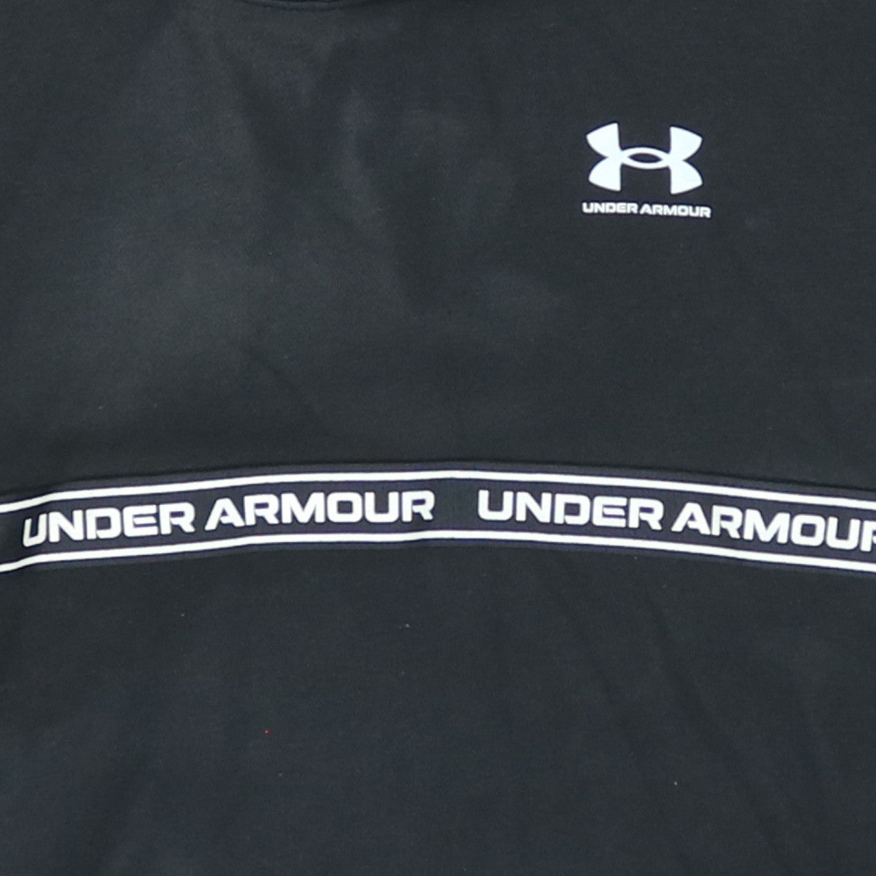 Under Armour Boys Black L Pullover Fleece Hoodie ColdGear Sportswear