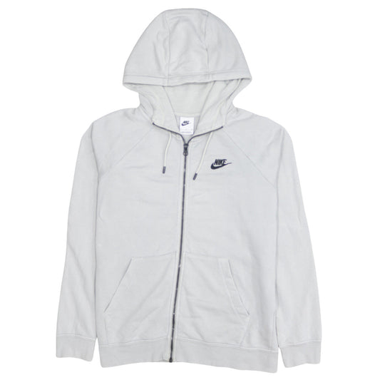 Nike Men's Grey Full Zip Hoodie Small Lightweight Sportswear