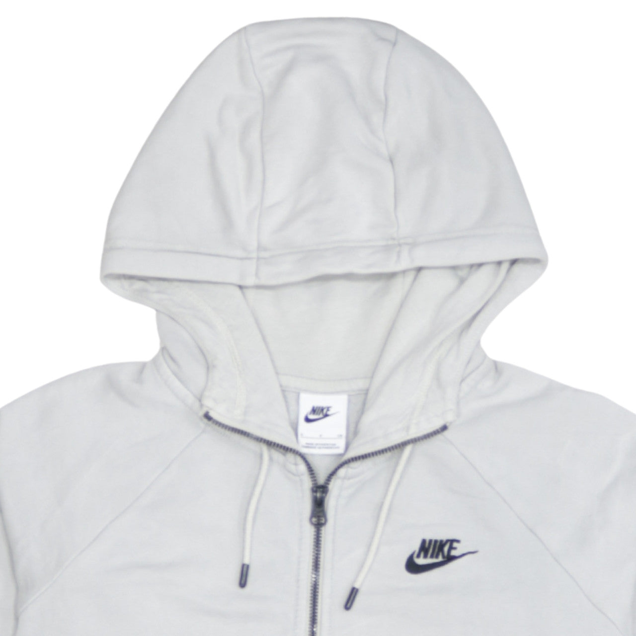 Nike Men's Grey Full Zip Hoodie Small Lightweight Sportswear