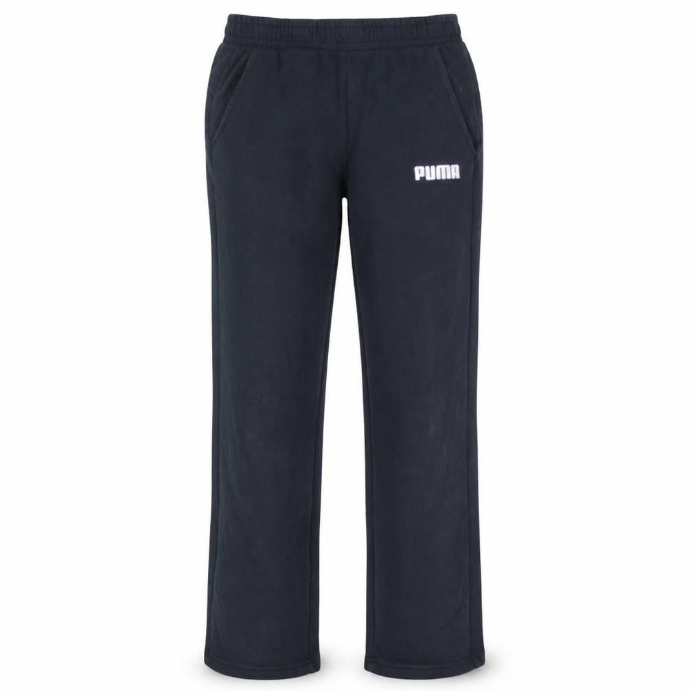 Puma Men's Black Small Fleece Sweatpants Regular Fit