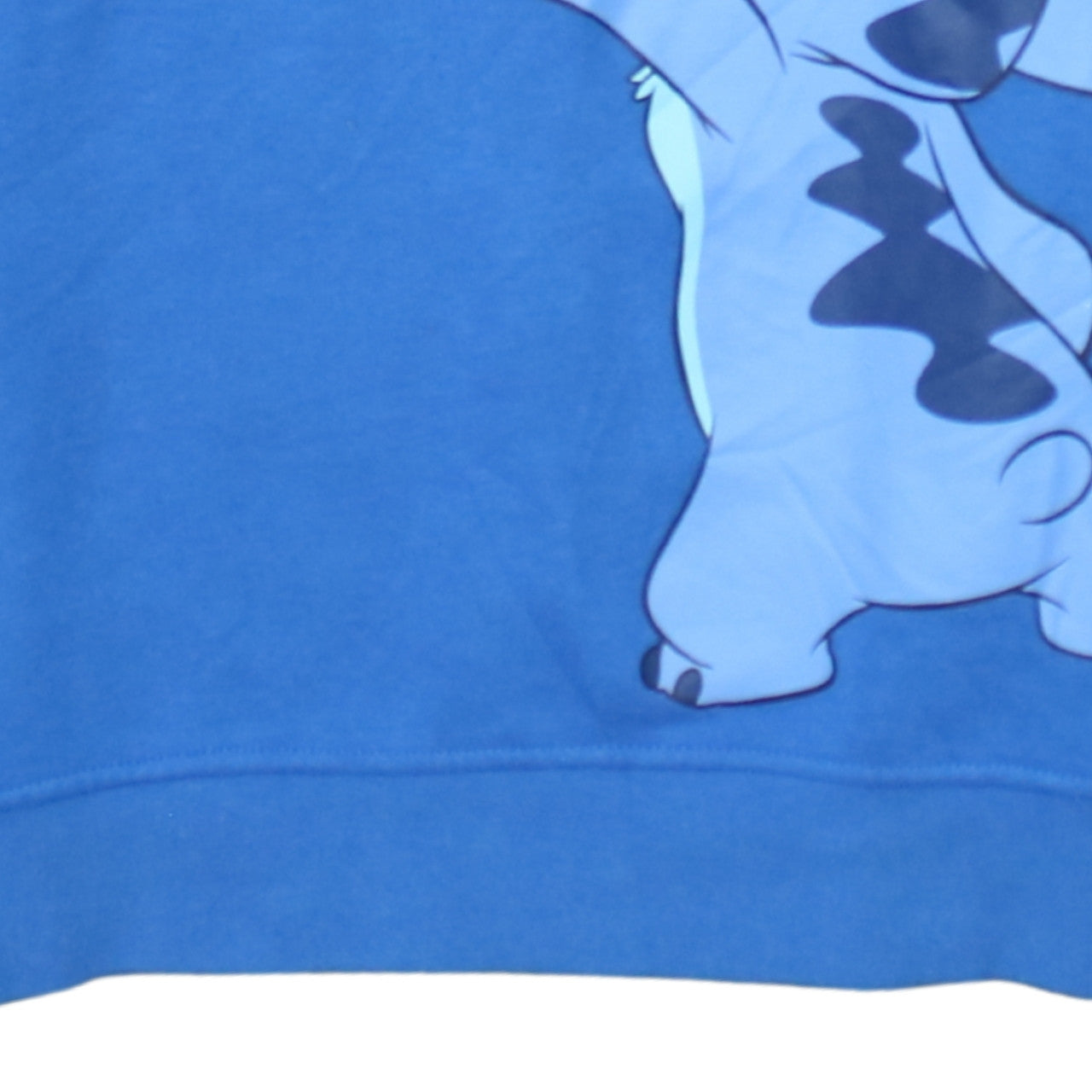 Disney Primark Women Blue XS Pullover Hoodie Stitch Graphic Cotton Blend