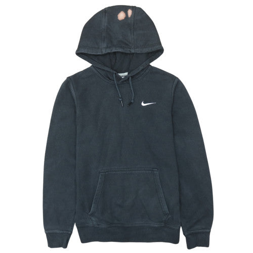Nike Men's Black Pullover Hoodie Small Fleece Sports Logo Regular Fit