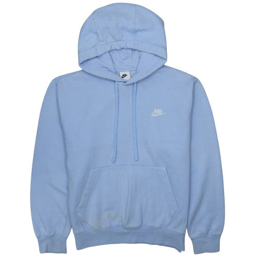 Nike Men’s Blue Pullover Hoodie S Regular Fit Fleece Sweatshirt
