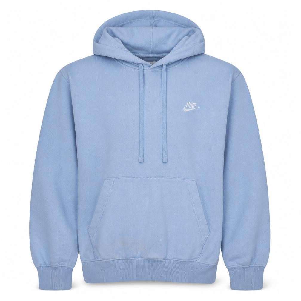 Nike Men’s Blue Pullover Hoodie S Regular Fit Fleece Sweatshirt