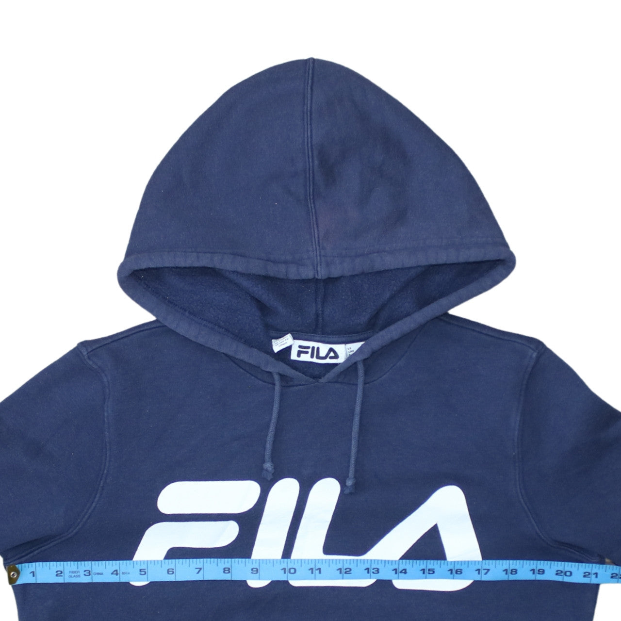 FILA Women’s Navy Blue Hooded Pullover Sweatshirt Size 12