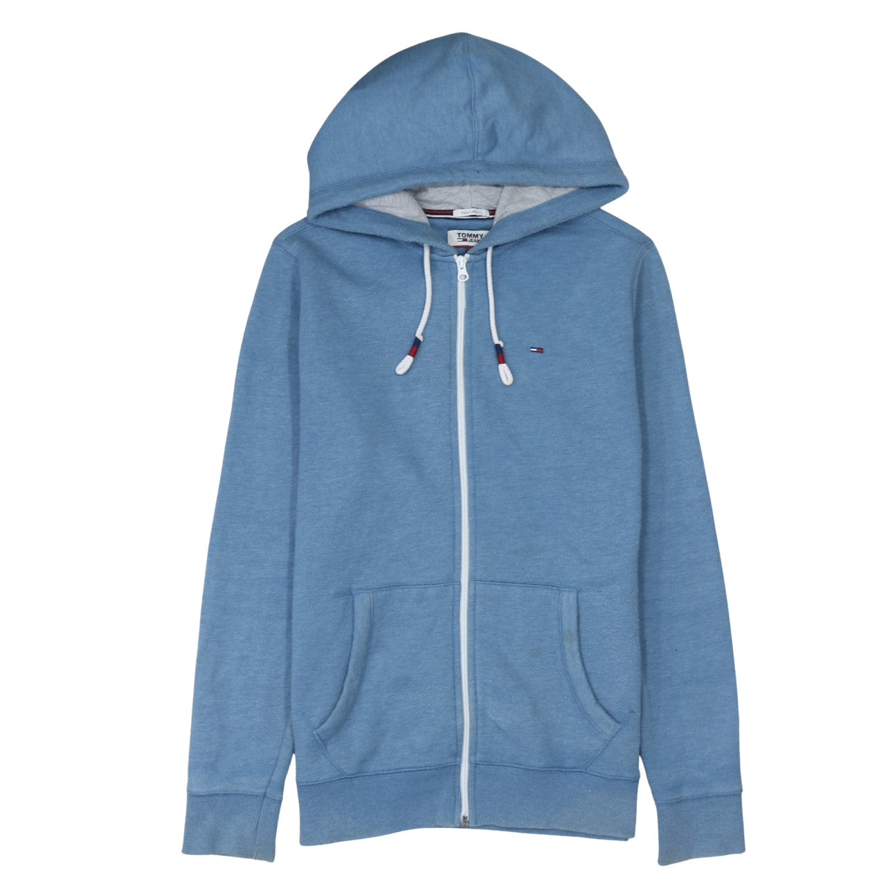Tommy Jeans Men’s Blue Full Zip Hoodie M Regular Fit