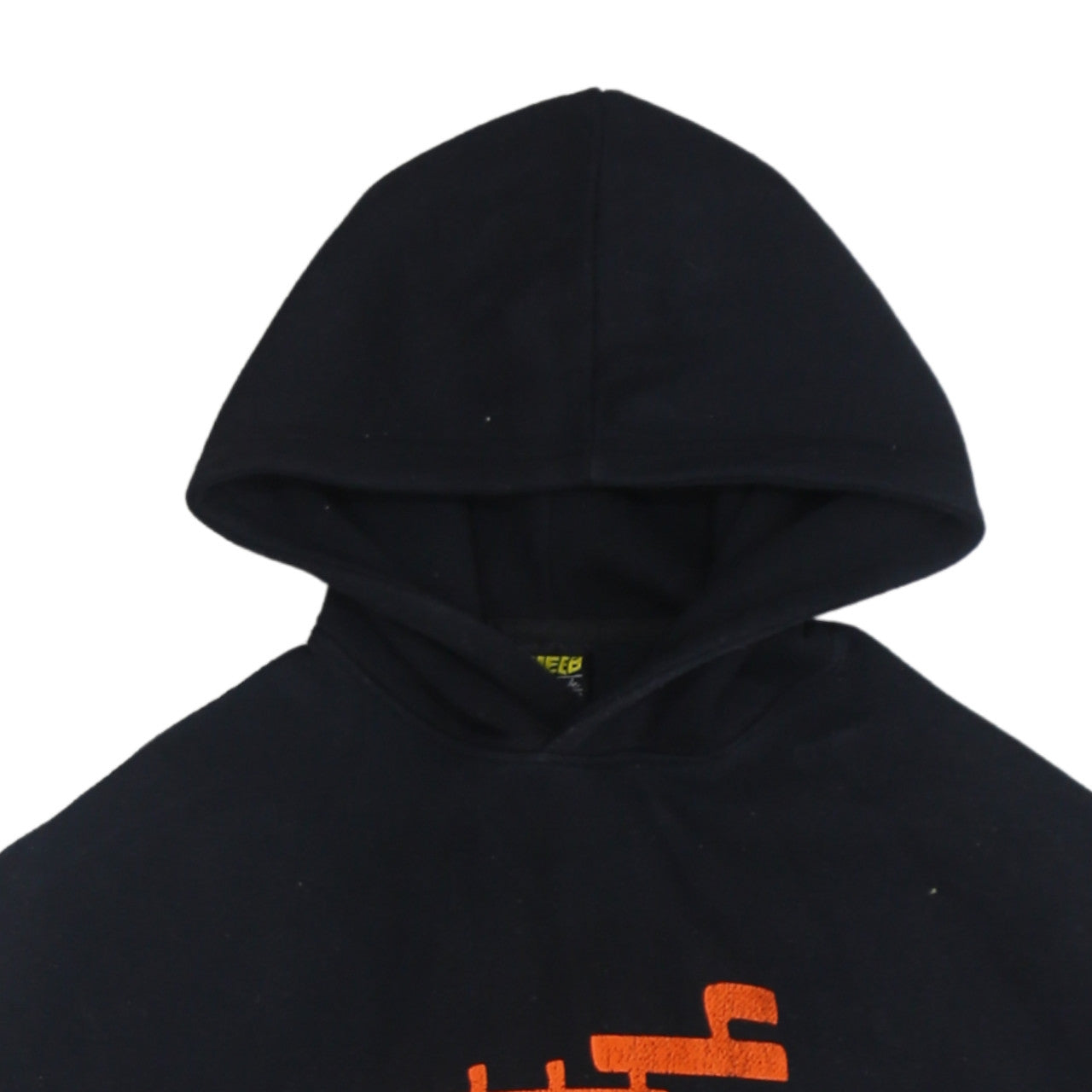 AJEEB Men’s Black Pullover Hoodie L Art Graphic Fleece Sweatshirt