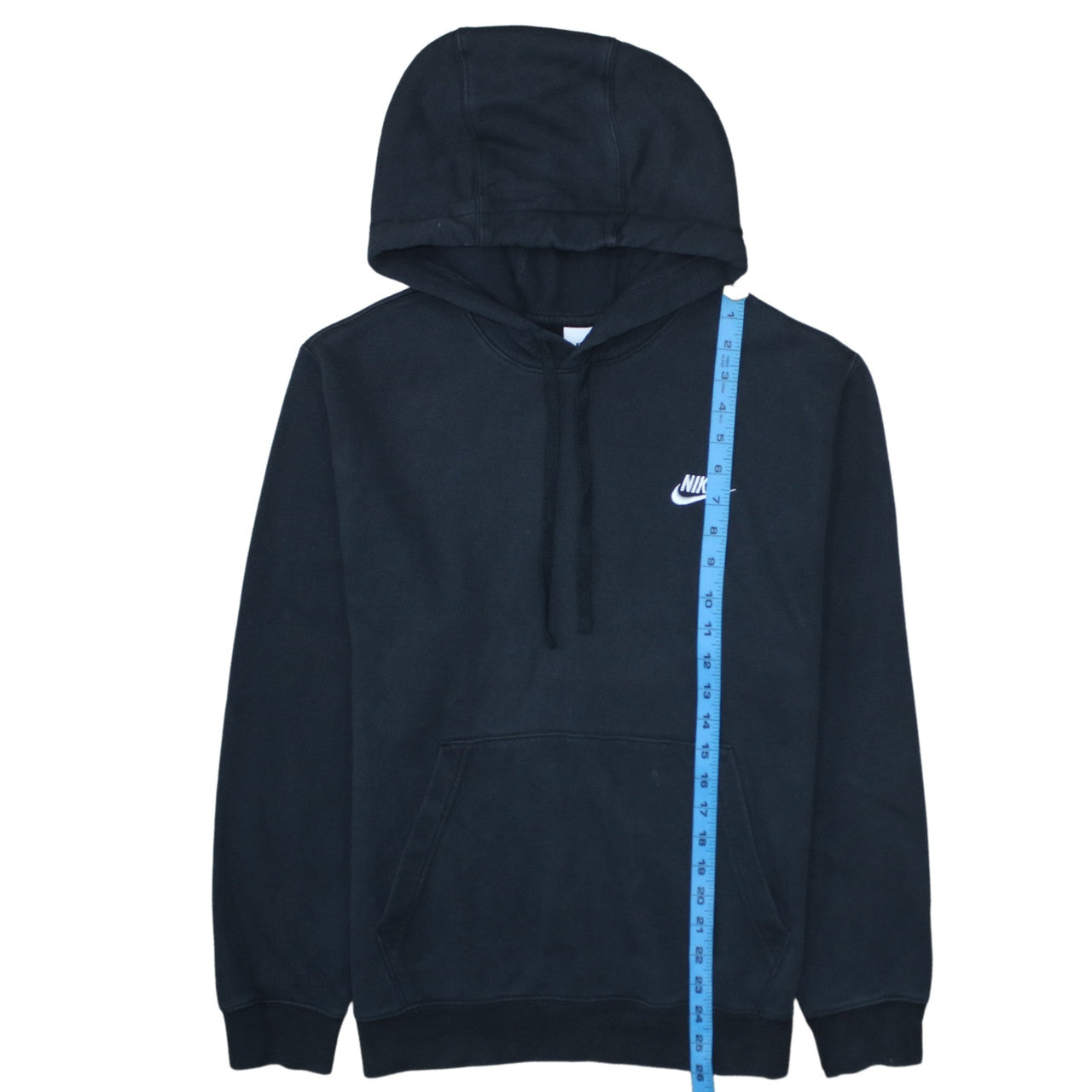 Nike Men's Black Pullover Hoodie S Regular Fit Fleece Sportswear