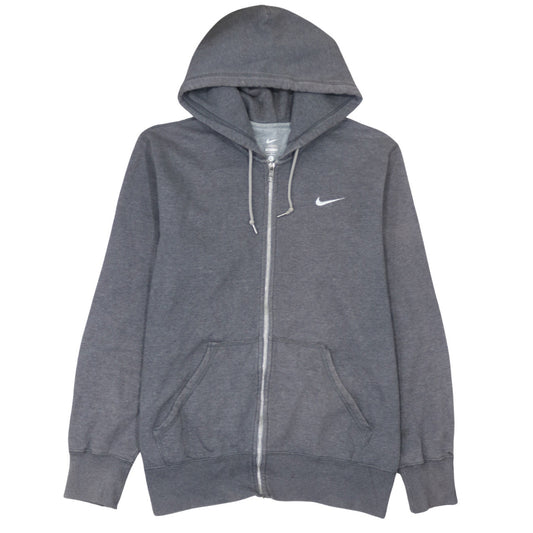 Nike Men's Grey Full Zip Hoodie L Sportswear Sweatshirt