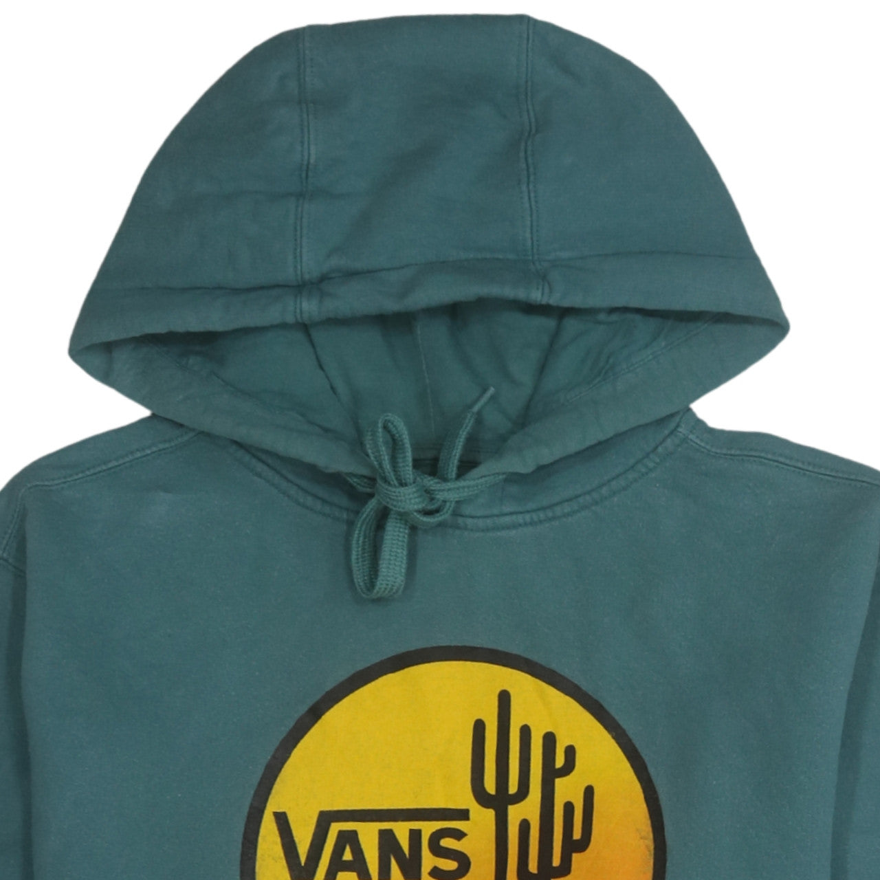 Vans Men's Green Medium Pullover Hoodie with Logo Graphic