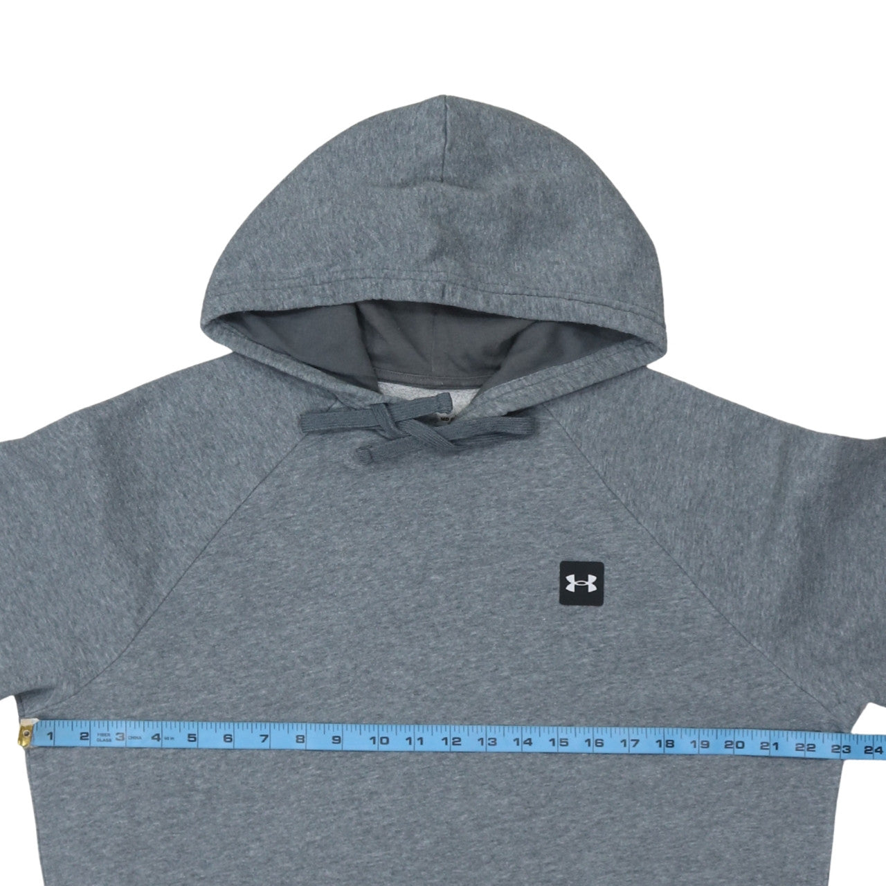 Under Armour Men's Grey Pullover Hoodie Medium Fleece ColdGear