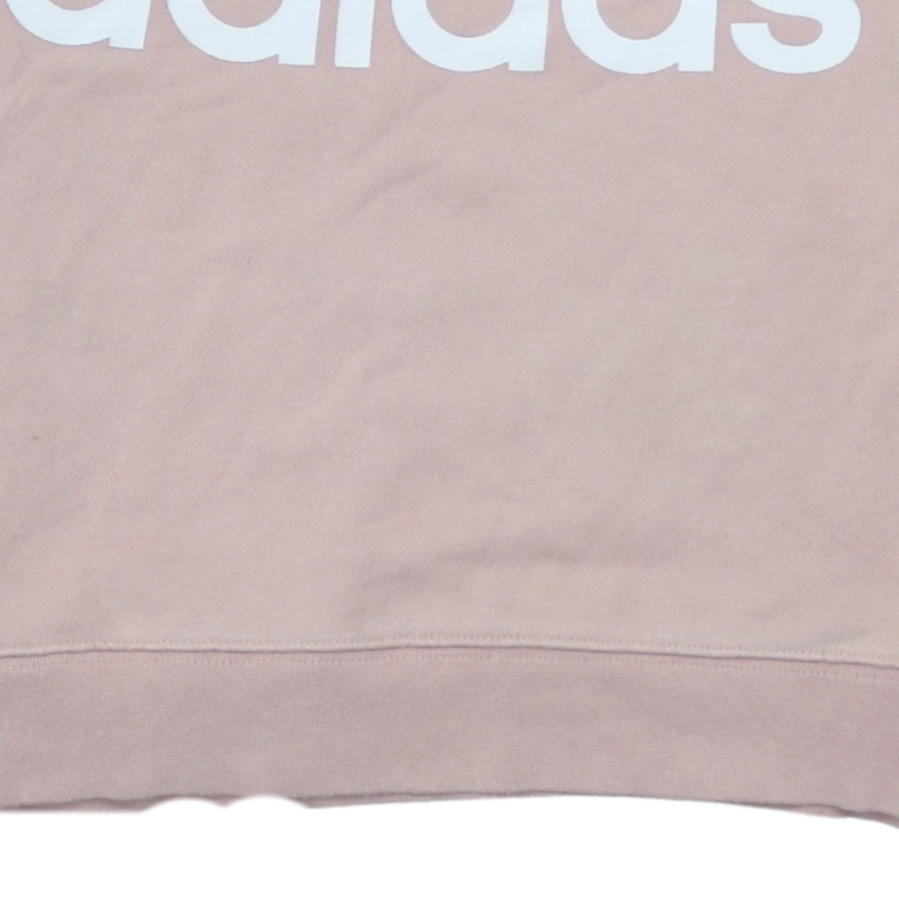 Adidas Womens Pink Crew Neck Pullover Sweatshirt Size 12