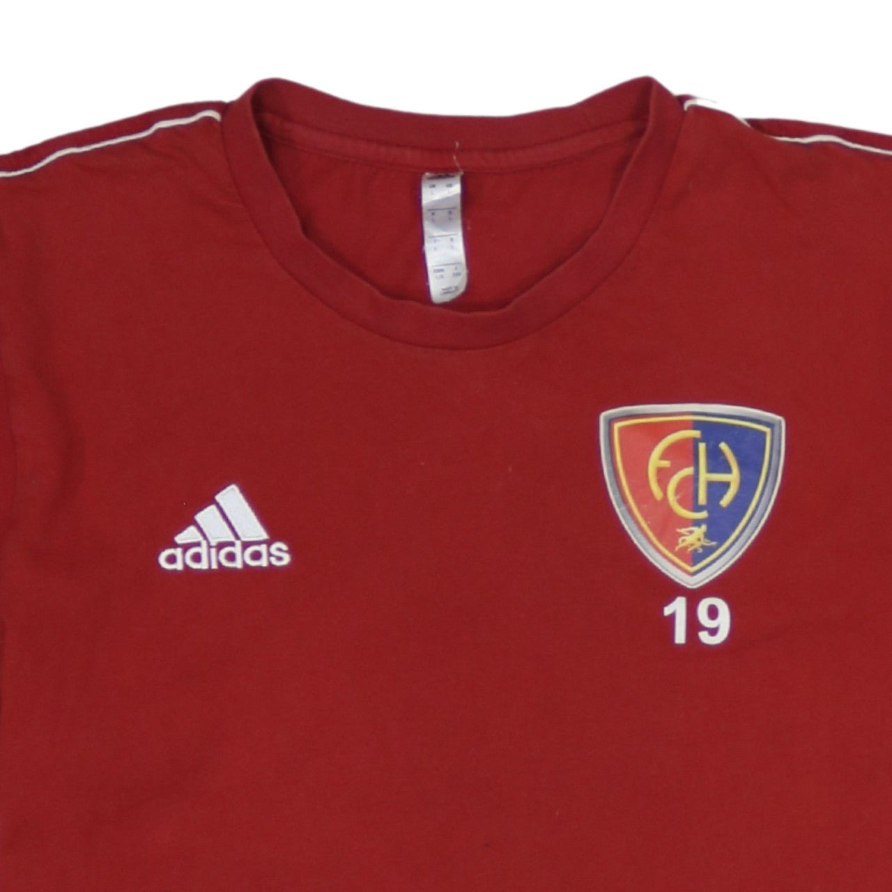 Adidas Men's Red Sports T-Shirt L Short Sleeve Crew Neck