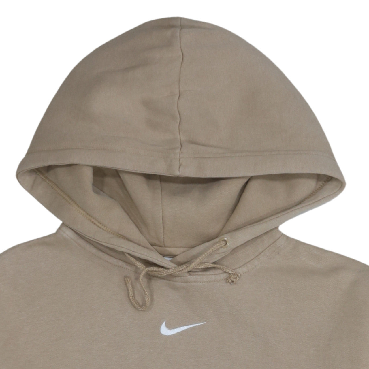 Nike Men's Beige Pullover Hoodie Small Cotton Blend Casual Style