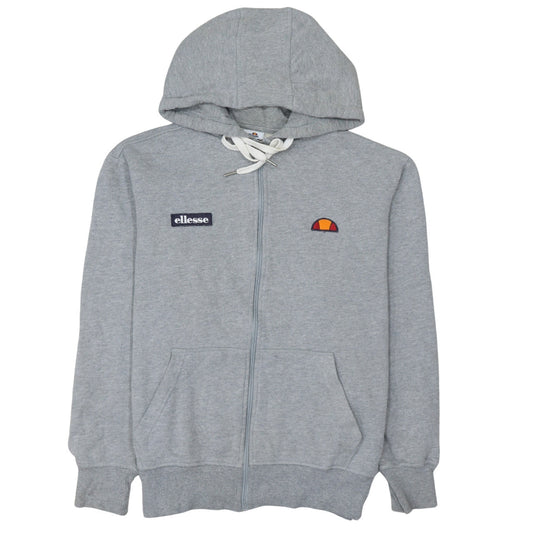 Ellesse Men's Grey Full Zip Hoodie Size M Hooded Sweatshirt