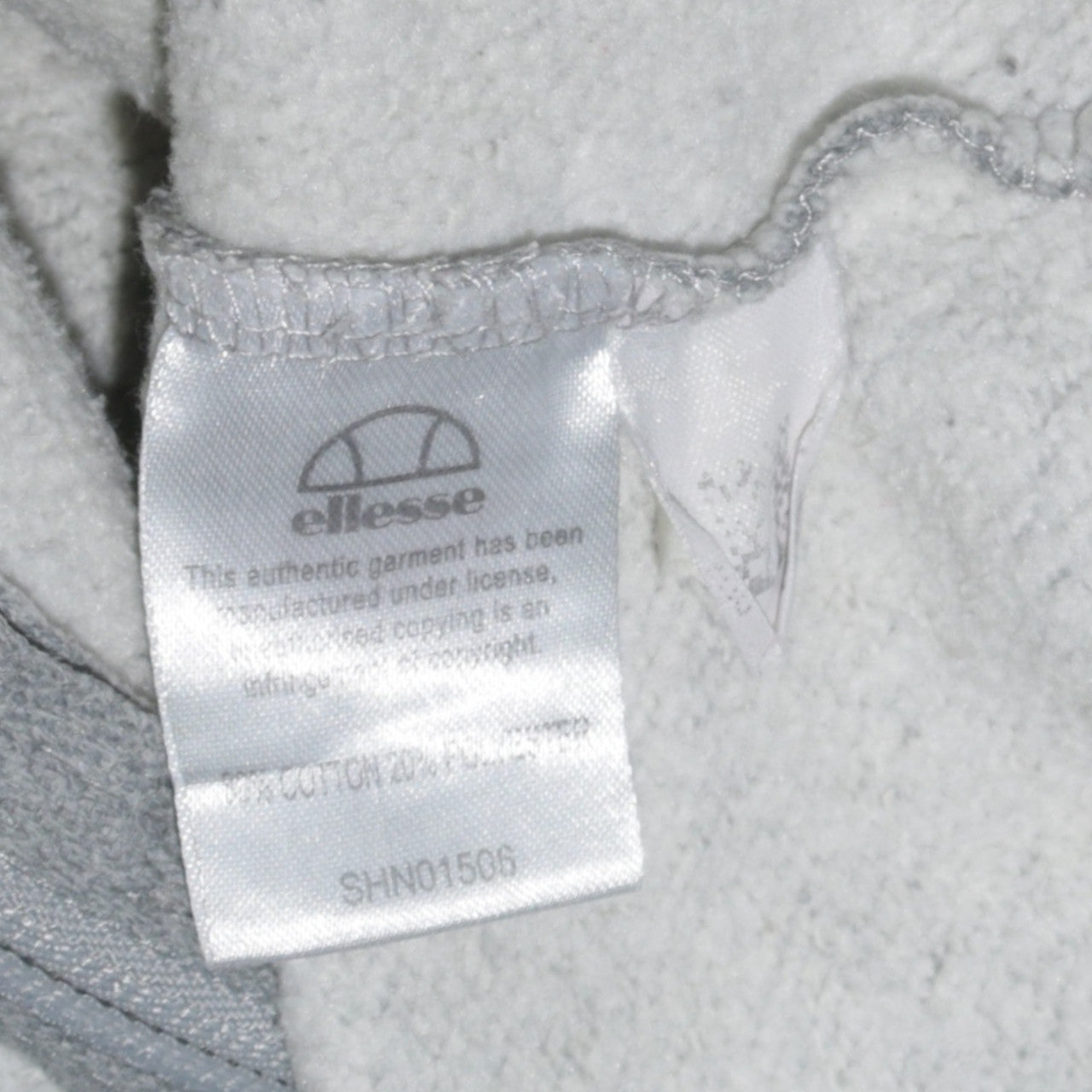 Ellesse Men's Grey Full Zip Hoodie Size M Hooded Sweatshirt
