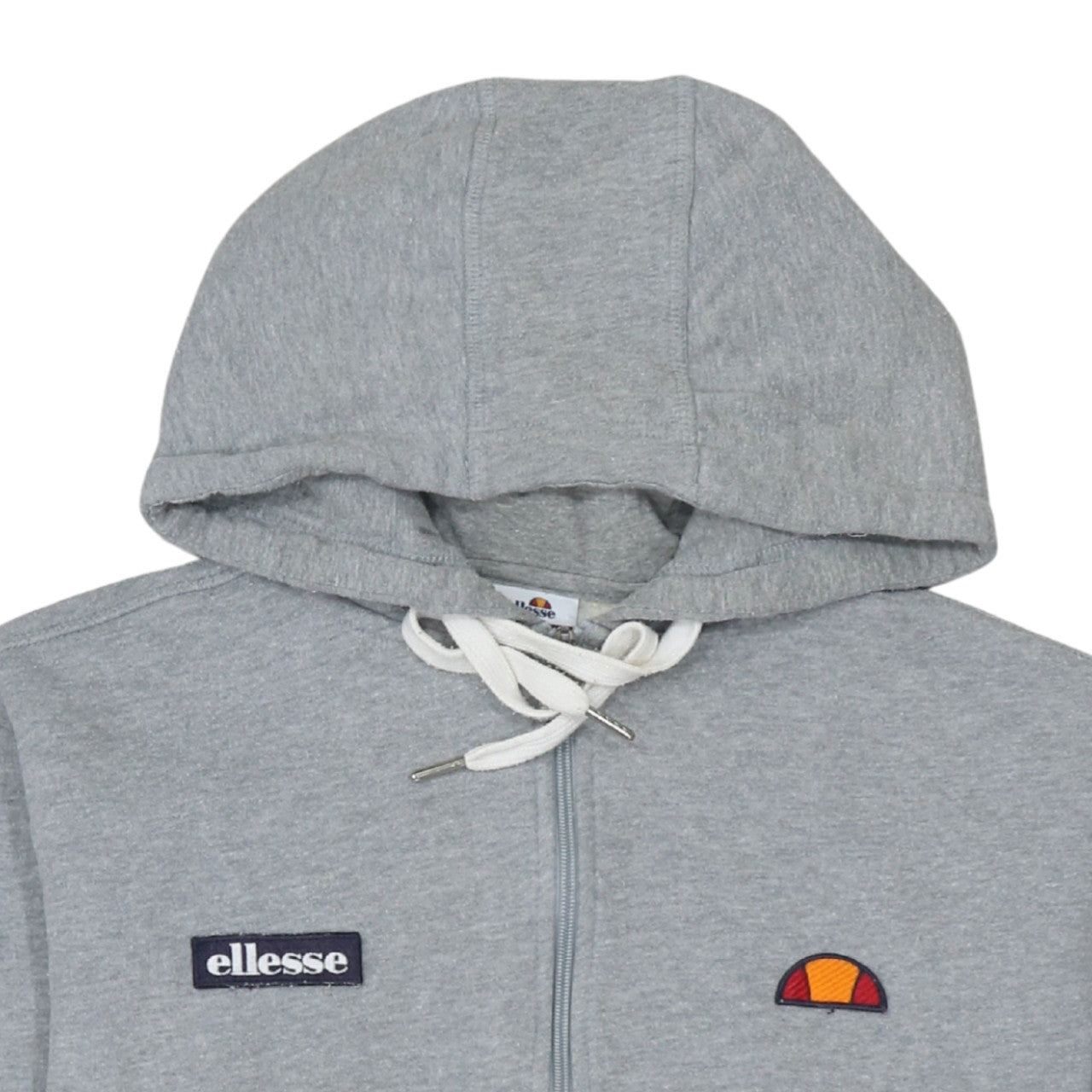 Ellesse Men's Grey Full Zip Hoodie Size M Hooded Sweatshirt