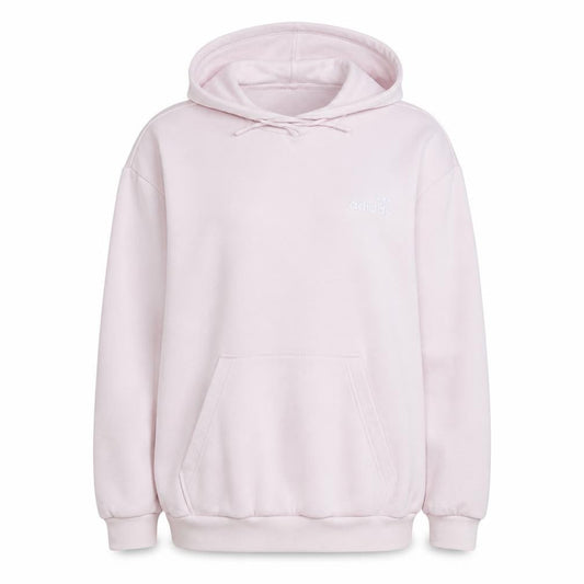 Adidas Women Pink Pullover Hoodie Sweatshirt Size 14 Regular