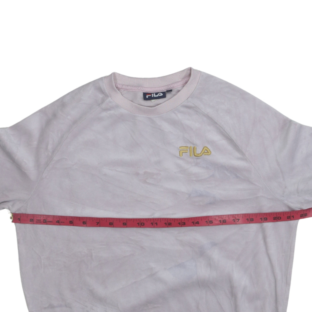 Fila Women’s Pink Crew Neck Sweatshirt Small Logo Pullover