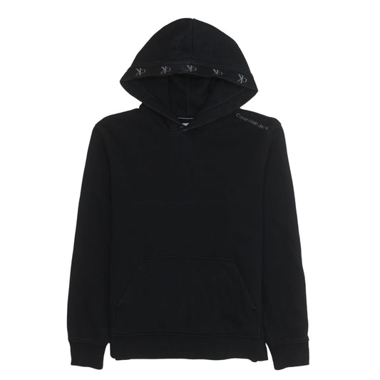 Calvin Klein Jeans Men's Black Pullover Hoodie Size S Regular Fit
