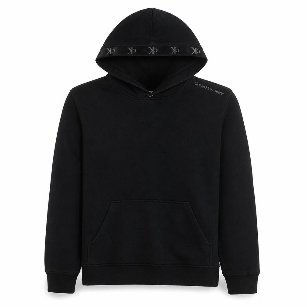 Calvin Klein Jeans Men's Black Pullover Hoodie Size S Regular Fit