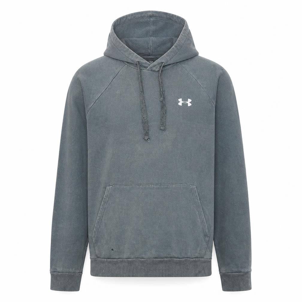 Under Armour Men's Grey Pullover Hoodie Small Relaxed Fit