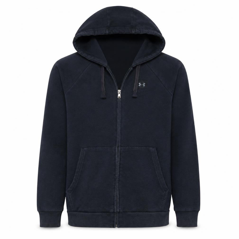 Under Armour Men's Black XS Full Zip Hoodie Sweatshirt