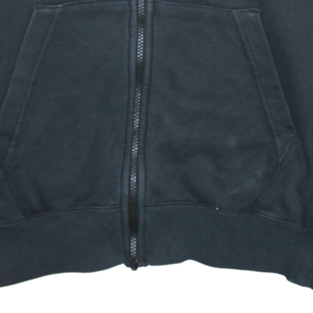 Nike Men's Black XS Full Zip Hoodie Cotton Blend Fleece