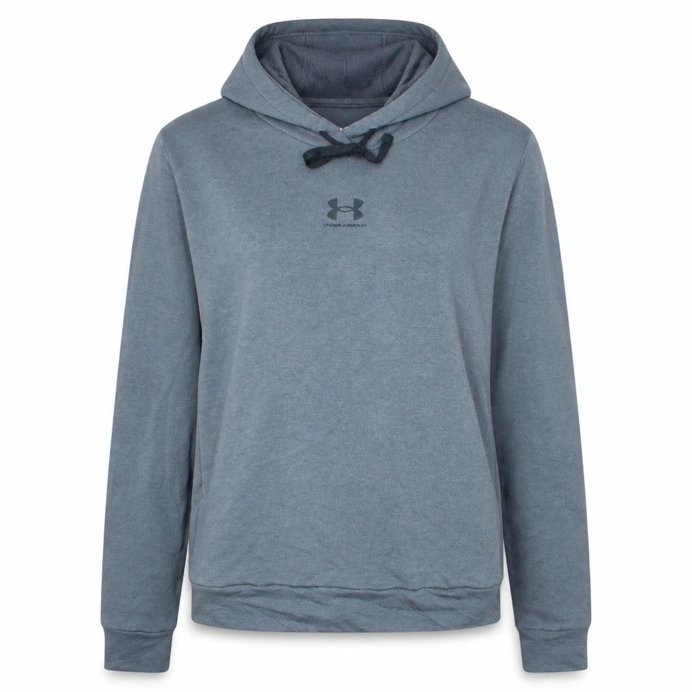 Under Armour Women's Grey Pullover Hoodie Size L Loose Fit