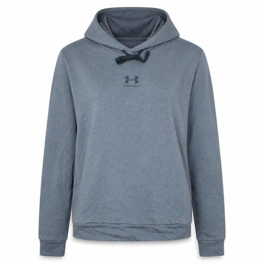 Under Armour Women's Grey Pullover Hoodie Size L Loose Fit