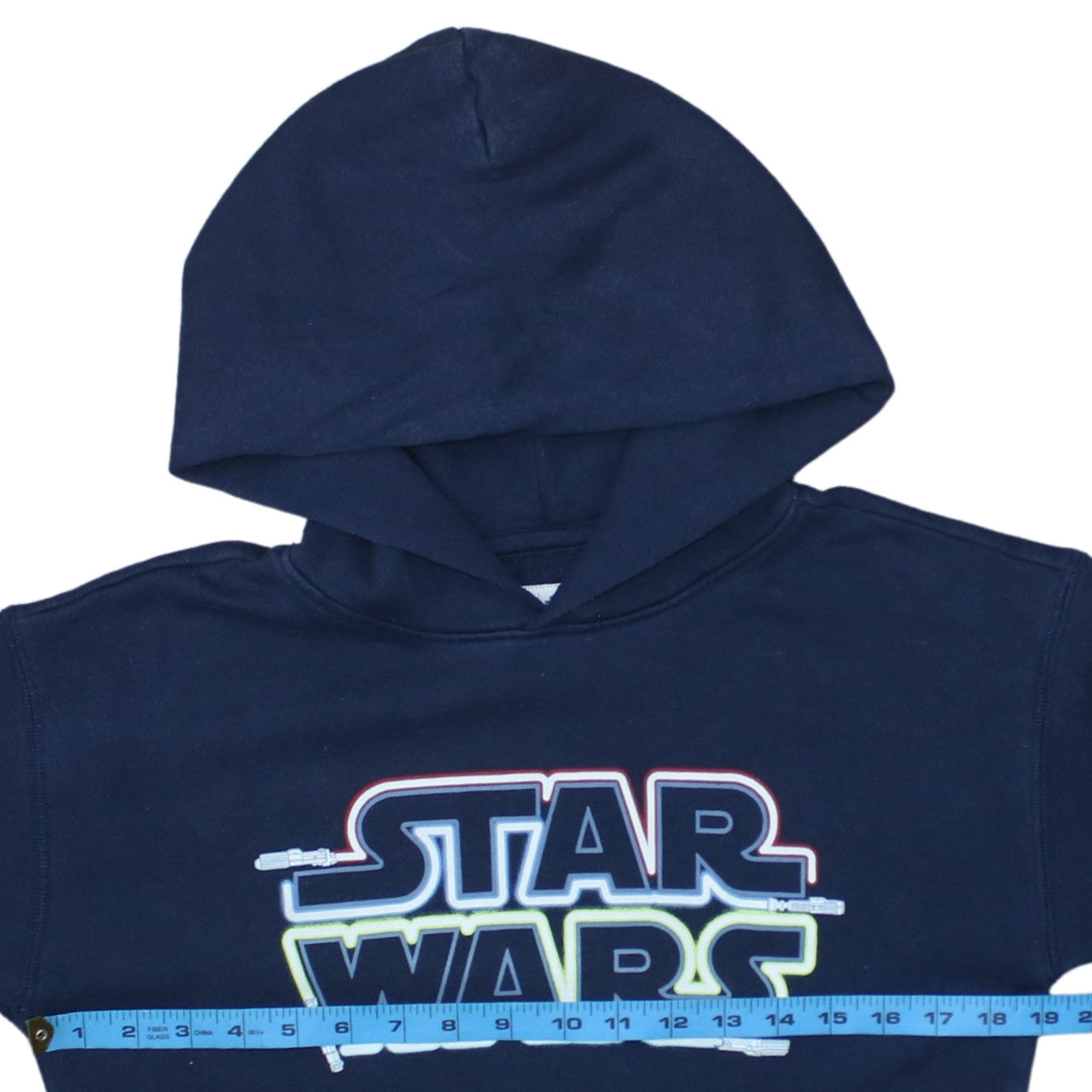 GAP Boys Blue Star Wars Pullover Hoodie 12-13 Years Fleece Cotton Blend